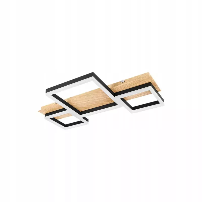 ŻYRANDOL LED CZARNO-DREWNIANY GALAXIS LIVIA 70W 3000-6500K-5904703020875