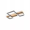 ŻYRANDOL LED CZARNO-DREWNIANY GALAXIS LIVIA 70W 3000-6500K-5904703020875