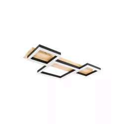 ŻYRANDOL LED CZARNO-DREWNIANY GALAXIS LIVIA 70W 3000-6500K-5904703020875