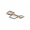 ŻYRANDOL LED CZARNO-DREWNIANY GALAXIS LIVIA 70W 3000-6500K-5904703020875