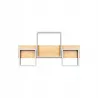 ŻYRANDOL LED CZARNO-DREWNIANY GALAXIS LIVIA 70W 3000-6500K-5904703020875
