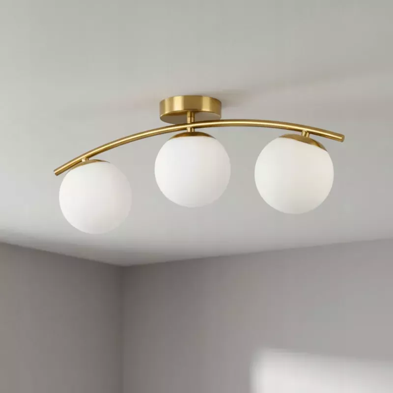 Lampa sufitowa Bali II 3xE27 złota 51 cm-5904703022886