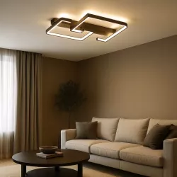 Lampa sufitowa wisząca Żyrandol LED 3 BARWY CCT PLAFON nowoczesny-5904703023135