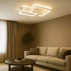 Żyrandol LED lampa sufitowa wisząca 3 BARWY CCT PLAFON nowoczesny-5904703023142
