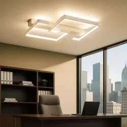 Żyrandol LED lampa sufitowa wisząca 3 BARWY CCT PLAFON nowoczesny-5904703023142