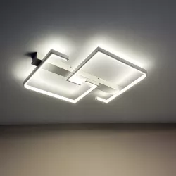 Żyrandol LED lampa sufitowa wisząca 3 BARWY CCT PLAFON nowoczesny-5904703023142