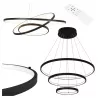 Lampa wisząca sufitowa żyrandol RING LED PLAFON Ø60cm 3000-6500K nowoczesny-5904703022817