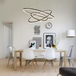 Lampa wisząca sufitowa żyrandol RING LED PLAFON Ø60cm 3000-6500K nowoczesny-5904703022817