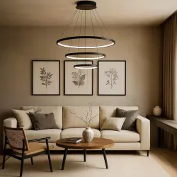 Lampa wisząca sufitowa żyrandol RING LED PLAFON Ø60cm 3000-6500K nowoczesny-5904703022817