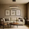 Lampa wisząca sufitowa żyrandol RING LED PLAFON Ø60cm 3000-6500K nowoczesny-5904703022817
