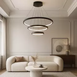 Lampa wisząca sufitowa żyrandol RING LED PLAFON Ø60cm 3000-6500K nowoczesny-5904703022817