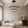Lampa wisząca sufitowa żyrandol RING LED PLAFON Ø60cm 3000-6500K nowoczesny-5904703022817