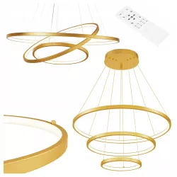 Lampa wisząca sufitowa żyrandol RING LED PLAFON Ø60cm 3000-6500K nowoczesny-5904703022824