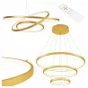 Lampa wisząca sufitowa żyrandol RING LED PLAFON Ø60cm 3000-6500K nowoczesny-5904703022824