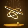 Lampa wisząca sufitowa żyrandol RING LED PLAFON Ø60cm 3000-6500K nowoczesny-5904703022824