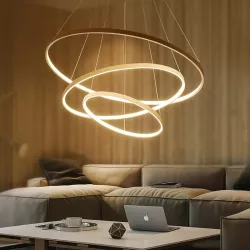Lampa wisząca sufitowa żyrandol RING LED PLAFON Ø60cm 3000-6500K nowoczesny-5904703022824