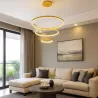 Lampa wisząca sufitowa żyrandol RING LED PLAFON Ø60cm 3000-6500K nowoczesny-5904703022824