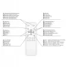 Lampa wisząca sufitowa żyrandol RING LED PLAFON Ø60cm 3000-6500K nowoczesny-5904703022824