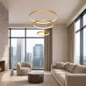 Lampa wisząca sufitowa żyrandol RING LED PLAFON Ø60cm 3000-6500K nowoczesny-5904703022824