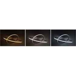 Lampa wisząca sufitowa żyrandol RING LED PLAFON Ø60cm 3000-6500K nowoczesny-5904703022824