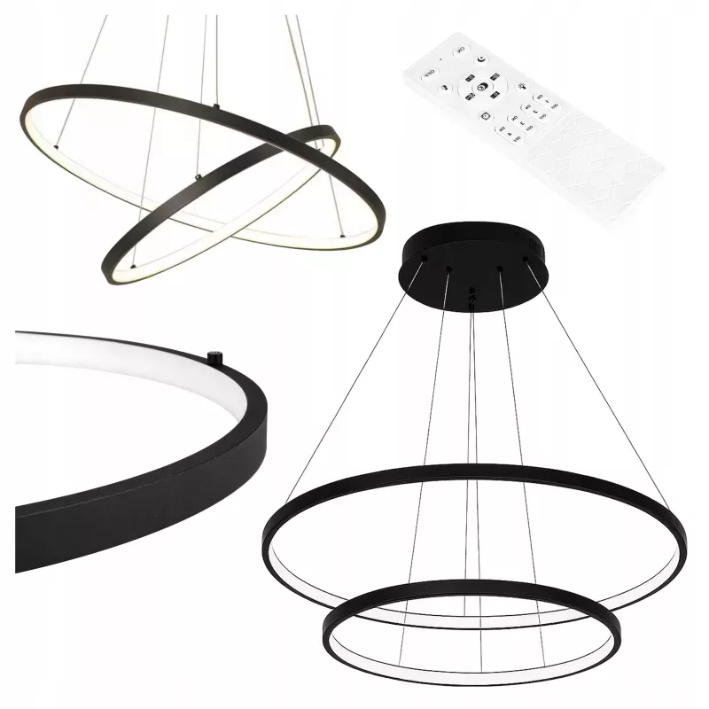 Lampa wisząca sufitowa żyrandol RING LED PLAFON Ø60cm 3000-6500K nowoczesny-5904703022978