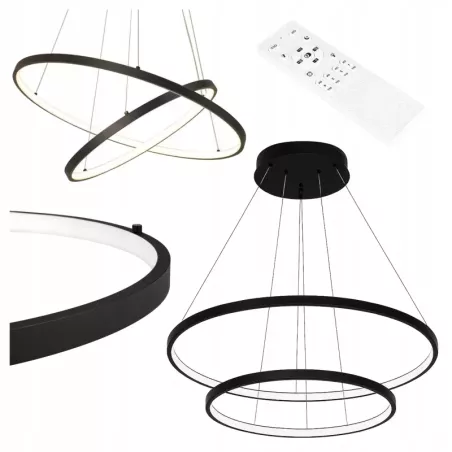Lampa wisząca sufitowa żyrandol RING LED PLAFON Ø60cm 3000-6500K nowoczesny-5904703022978