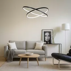 Lampa wisząca sufitowa żyrandol RING LED PLAFON Ø60cm 3000-6500K nowoczesny-5904703022978