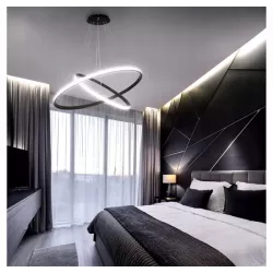Lampa wisząca sufitowa żyrandol RING LED PLAFON Ø60cm 3000-6500K nowoczesny-5904703022978