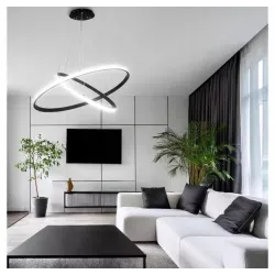Lampa wisząca sufitowa żyrandol RING LED PLAFON Ø60cm 3000-6500K nowoczesny-5904703022978