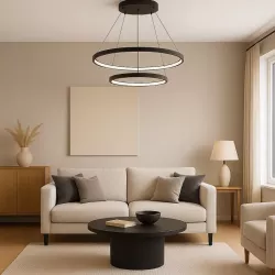 Lampa wisząca sufitowa żyrandol RING LED PLAFON Ø60cm 3000-6500K nowoczesny-5904703022978