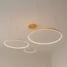 Żyrandol lampa sufitowa wisząca RING LED 20 40 60 cm 3000-6500K 77W złoty-5904703022961