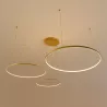 Żyrandol lampa sufitowa wisząca RING LED 20 40 60 cm 3000-6500K 77W złoty-5904703022961