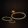 Żyrandol lampa sufitowa wisząca RING LED 20 40 60 cm 3000-6500K 77W złoty-5904703022961