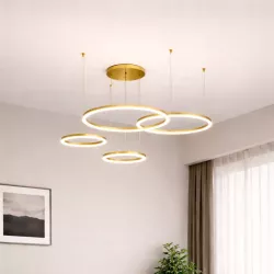 Lampa LED wisząca żyrandol RING 40/60/80/100cm 3CCT 3000-6500K XUDO pilot-5904703023050