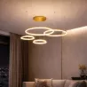 Lampa LED wisząca żyrandol RING 40/60/80/100cm 3CCT 3000-6500K XUDO pilot-5904703023050