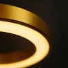 Lampa LED wisząca żyrandol RING 40/60cm 3CCT 3000-6500K czarny XUDO pilot-5904703023111