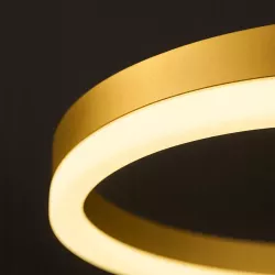 Lampa LED wisząca żyrandol RING 40/60cm 3CCT 3000-6500K czarny XUDO pilot-5904703023111