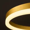 Lampa LED wisząca żyrandol RING 40/60cm 3CCT 3000-6500K czarny XUDO pilot-5904703023111