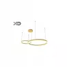 ŻYRANDOL LED MUNDO REGULOWANY 36W 4500LM PILOT RF ZŁOTY-5904703023104