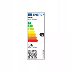 ŻYRANDOL LED MUNDO REGULOWANY 36W 4500LM PILOT RF ZŁOTY-5904703023104