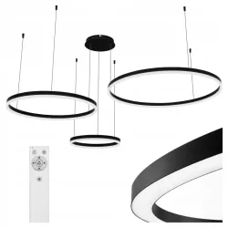 Lampa LED wisząca żyrandol RING 40/60/80cm 3CCT 3000-6500K XUDO pilot-5904703023098