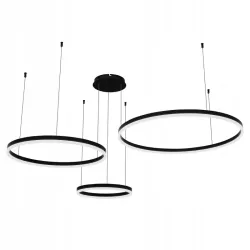 Lampa LED wisząca żyrandol RING 40/60/80cm 3CCT 3000-6500K XUDO pilot-5904703023098