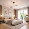 Lampa LED wisząca żyrandol RING 40/60/80cm 3CCT 3000-6500K XUDO pilot-5904703023098