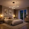Lampa LED wisząca żyrandol RING 40/60/80cm 3CCT 3000-6500K XUDO pilot-5904703023098
