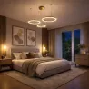Lampa LED wisząca żyrandol RING 40/60/80cm 3CCT 3000-6500K XUDO pilot-5904703023081