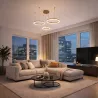 Lampa LED wisząca żyrandol RING 40/60/80cm 3CCT 3000-6500K XUDO pilot-5904703023081