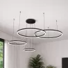 Lampa LED wisząca żyrandol RING 40/60/80/100cm 3CCT 3000-6500K XUDO pilot-5904703023043
