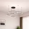 Lampa LED wisząca żyrandol RING 40/60/80/100cm 3CCT 3000-6500K XUDO pilot-5904703023043