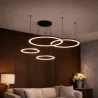 Lampa LED wisząca żyrandol RING 40/60/80/100cm 3CCT 3000-6500K XUDO pilot-5904703023043