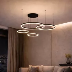 Lampa LED wisząca żyrandol RING 40/60/80/100cm 3CCT 3000-6500K XUDO pilot-5904703023043